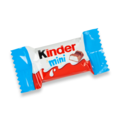 Una colorata Mini Cioccolata Kinder in un involucro.